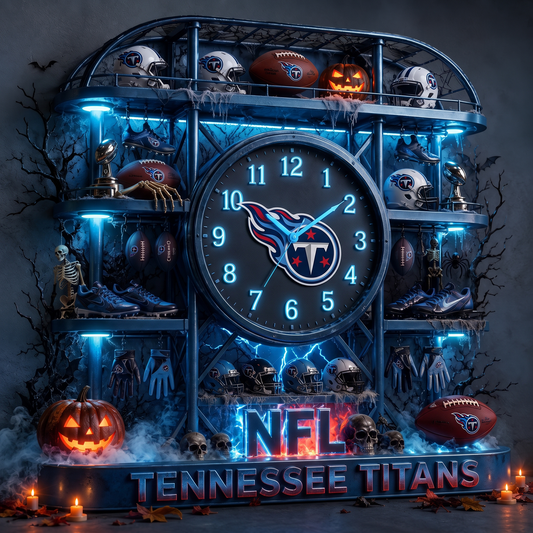 TEN X NFL Haunted Legacy Wall Clock – Halloween Limited Edition