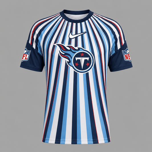 TT Premium NFL Men’s Athletic Vertical Stripe T-Shirt