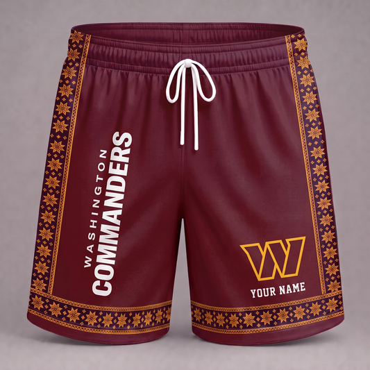 WAS X NFL New Pattern Short Pants Custom Any Name