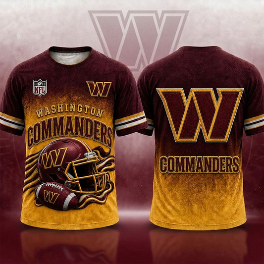 WAS X NFL Premium Victory Series 3D T-Shirt 2107
