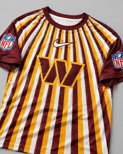 WC Premium NFL Men’s Athletic Vertical Stripe T-Shirt
