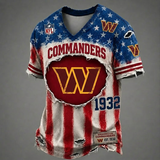 WC x NFL American Flag Luxury Classic T-shirt 252606