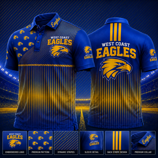 WCE X PREMIUM AFL EXCLUSIVE POLO SHIRT LIMITED EDITION V2
