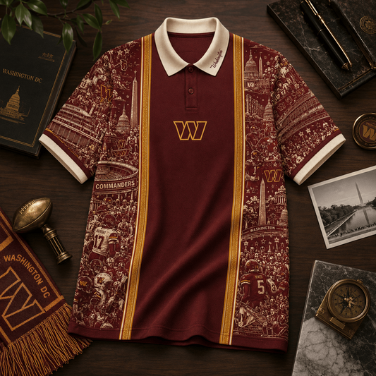 WC_NFL Heritage Polo Shirt Gifts For Fan - Limited Edition