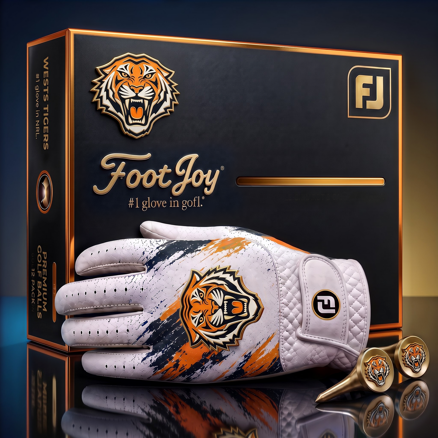 WT_SIGNATURE NRL DELUXE PERSONALIZED GOLF GLOVE SET LIMITED EDITION