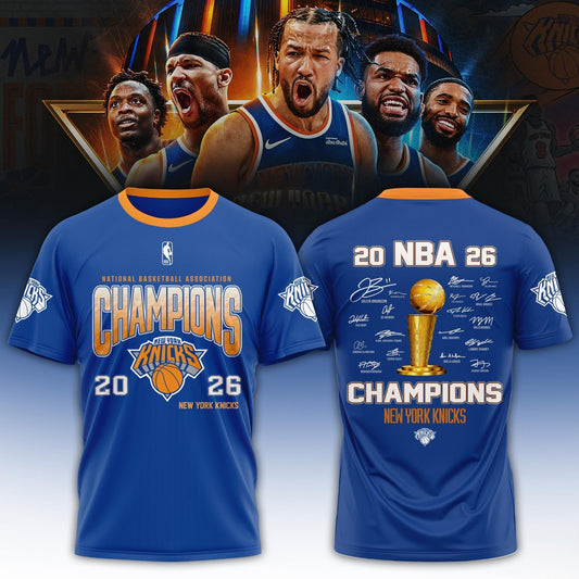 NYK x NBA Champion 2026 Aparael 3D V2 DATND TANTD
