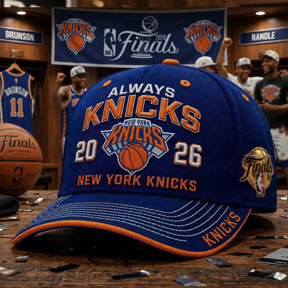 NYK x NBA Champions 2026 Premium Cap 2605 DatND TanND