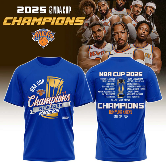 NYK x NBA 2025 NBA Cup Champions Aparael V1 DATND TANTD