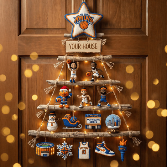 NYK x NBA Premium NYK Rustic Christmas Wall Tree DATND TANTD